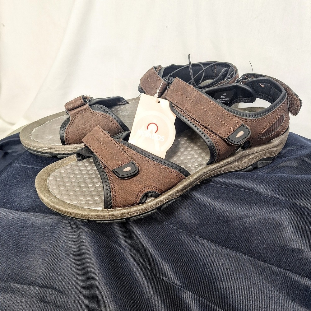 NEW Nevados Brown Drift River Sandals 11 Outdoor Sport Hiking Adjustable Walking